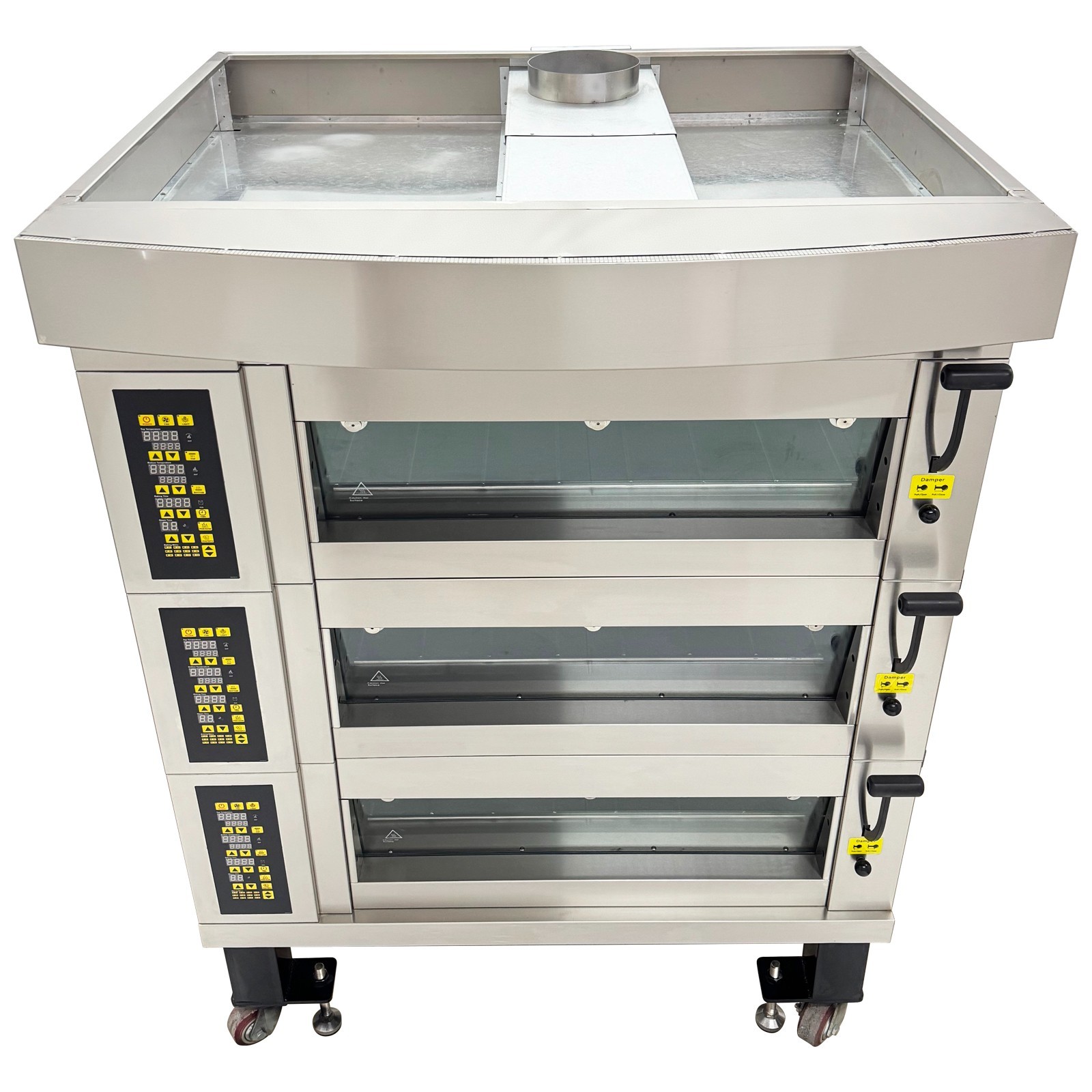 220V European Style Electric Pizza Oven 19.8KW Removable Electric Oven 3PH