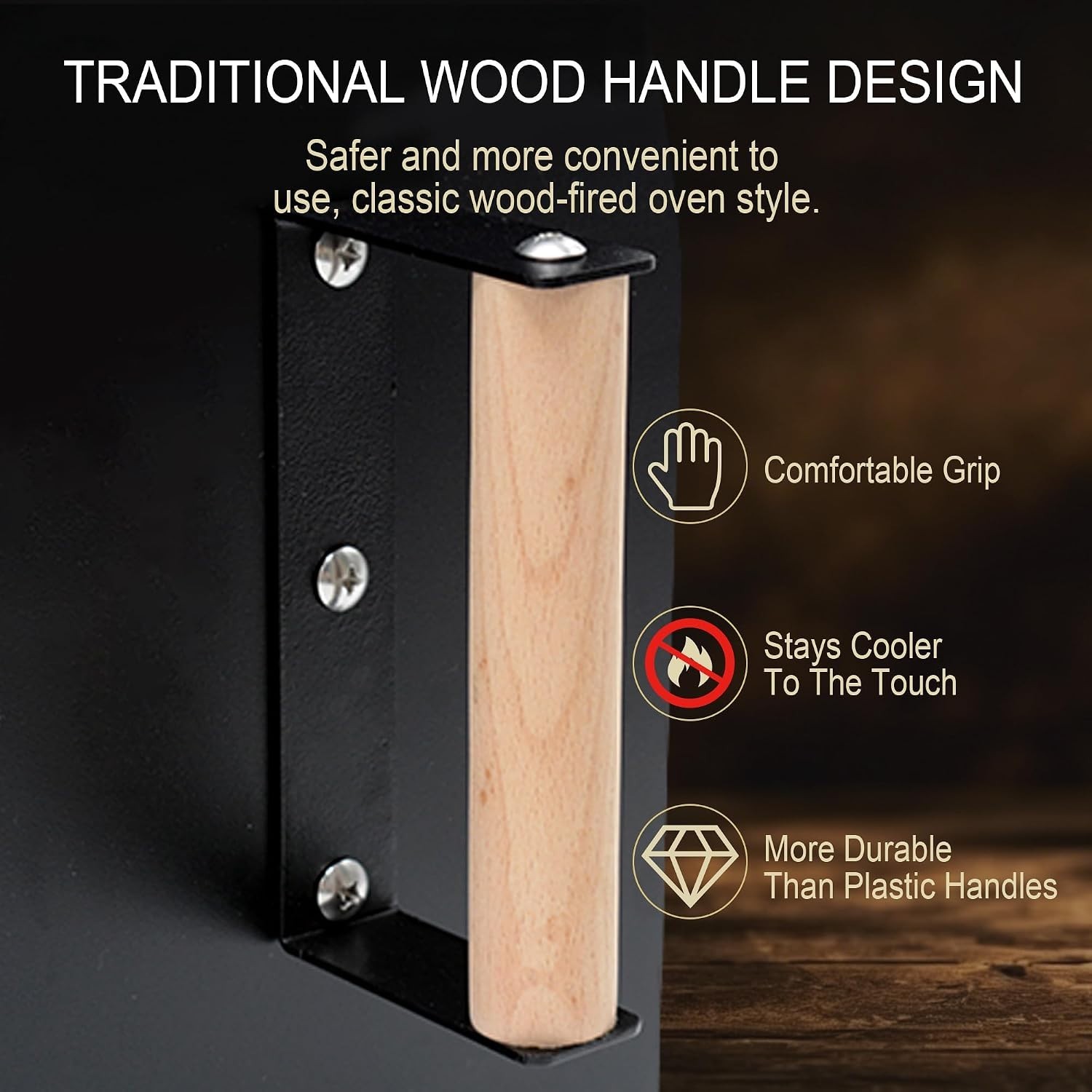25″ x 20″ Heavy Duty Pizza Oven Door with Viewing Window