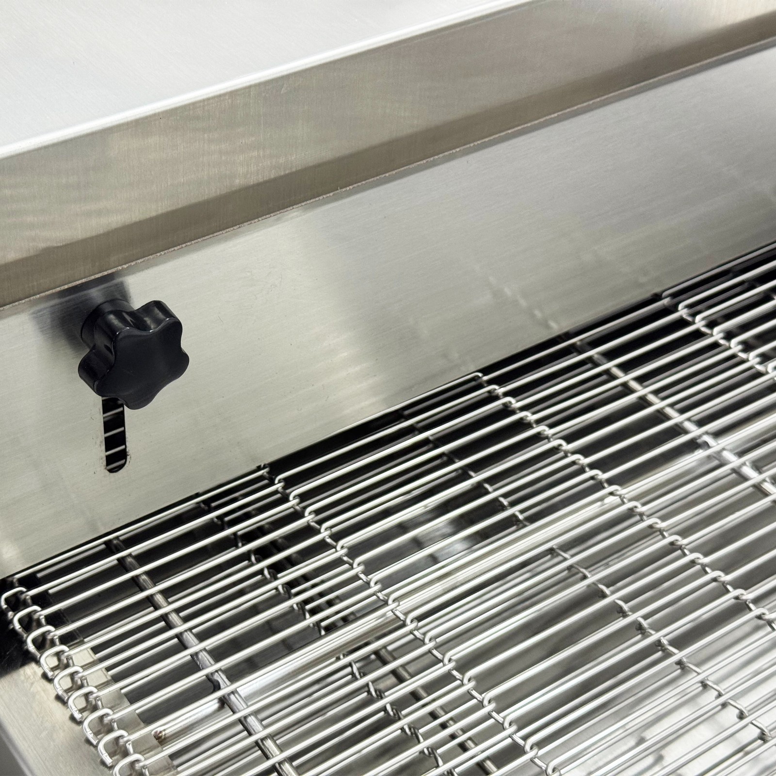 220V 18″ Countertop Chain-Type Electric Straight Tube Pizza Oven Baking Oven