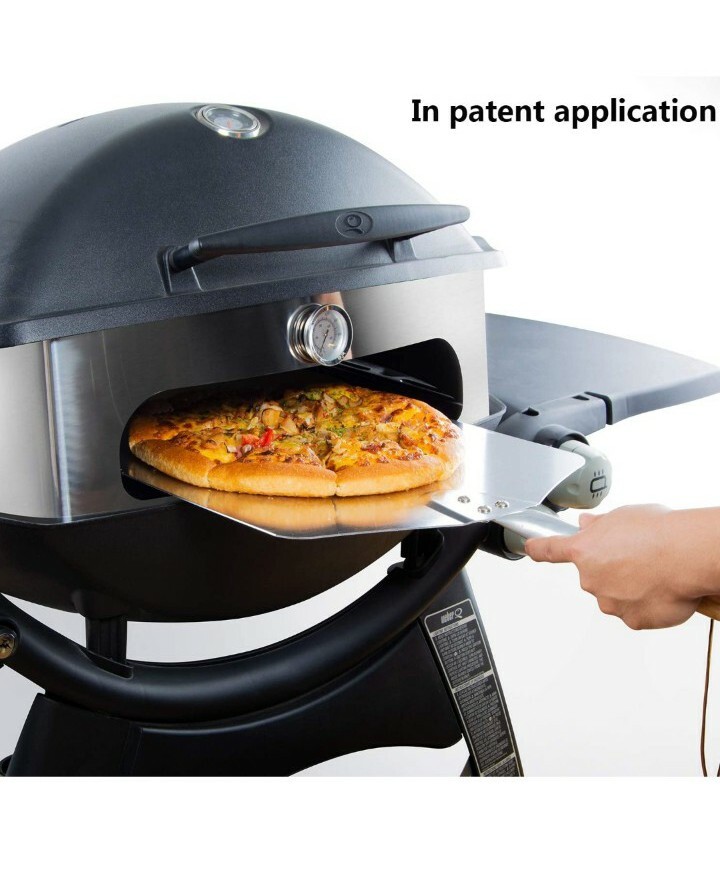 Pizzacraft PC7001 PizzaQue Deluxe Outdoor Pizza Oven Kettle Grill Conversion Kit