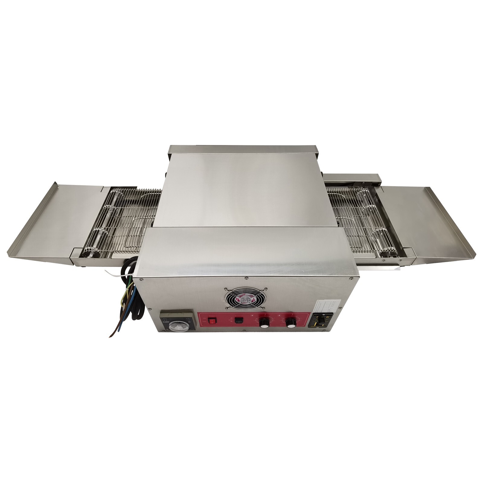 220V Countertop Conveyor Pizza Oven Commercial Baking Oven Electric Stove 12″