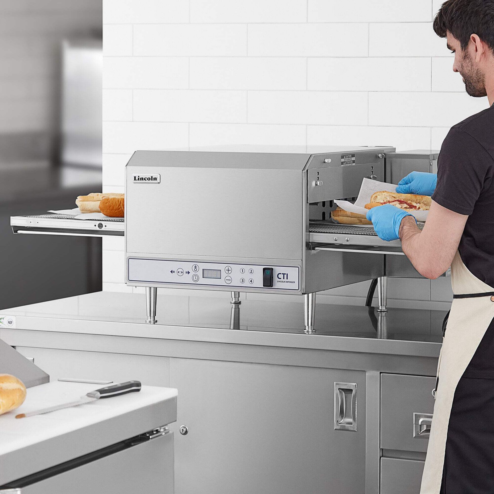 Lincoln 50″ Digital Countertop Impinger Conveyorized Ventless Electric Oven