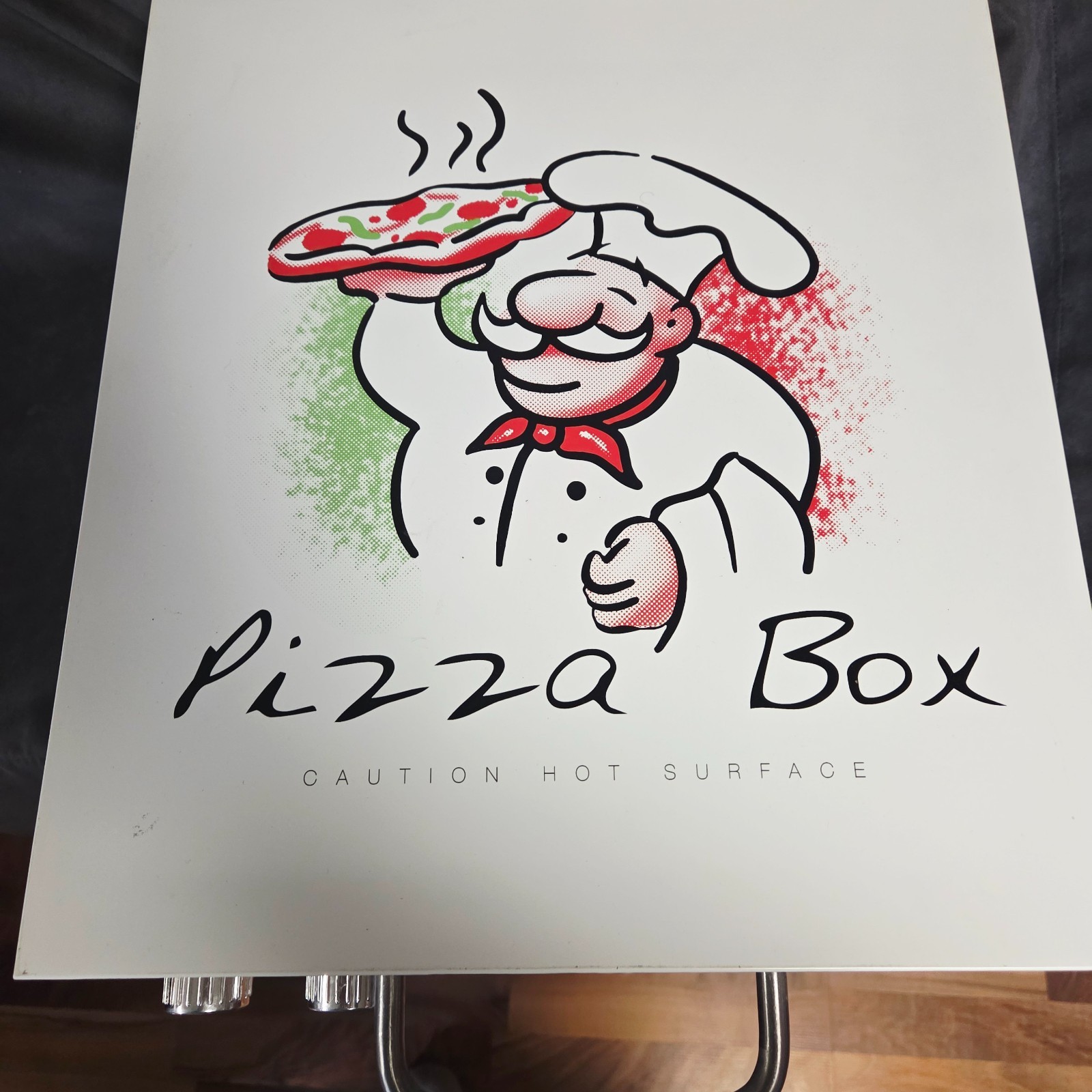 Cuizen Pizza Box Countertop Pizza Oven w 12″ Rotating Pan PIZ-4012 Tested Works