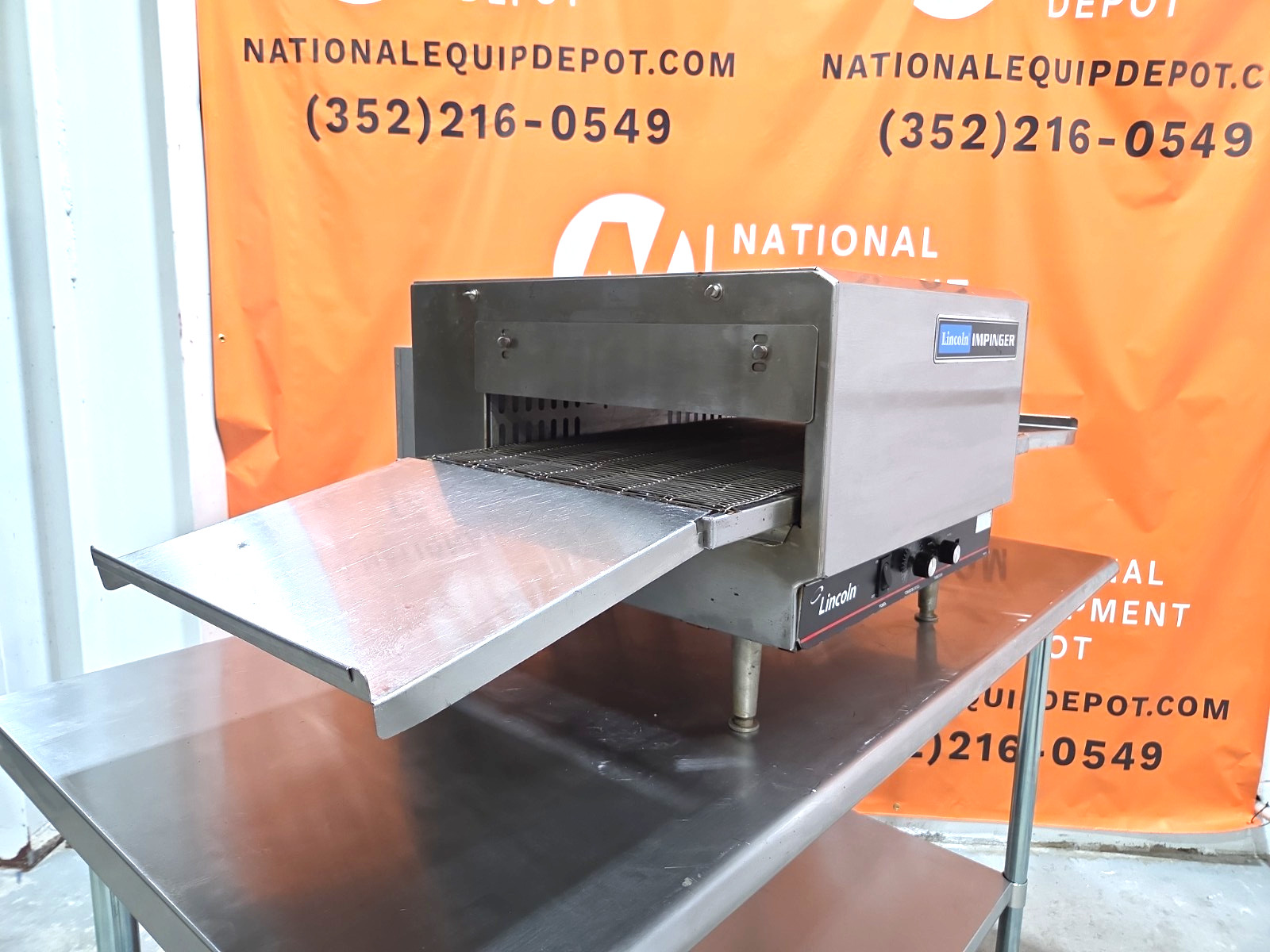 Lincoln Impinger 1301 Countertop Conveyor/Pizza Oven 1 Phase – Watch Video!