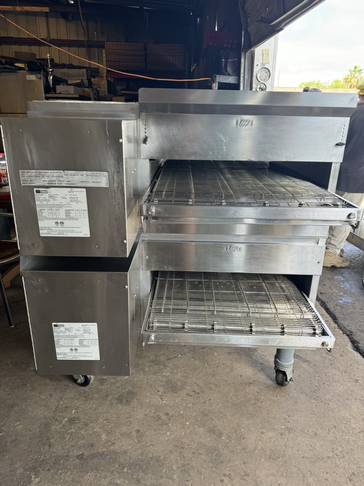Middleby Marshall PS638G-2 65″ Gas Double Impingement Conveyor Oven (NAT GAS)