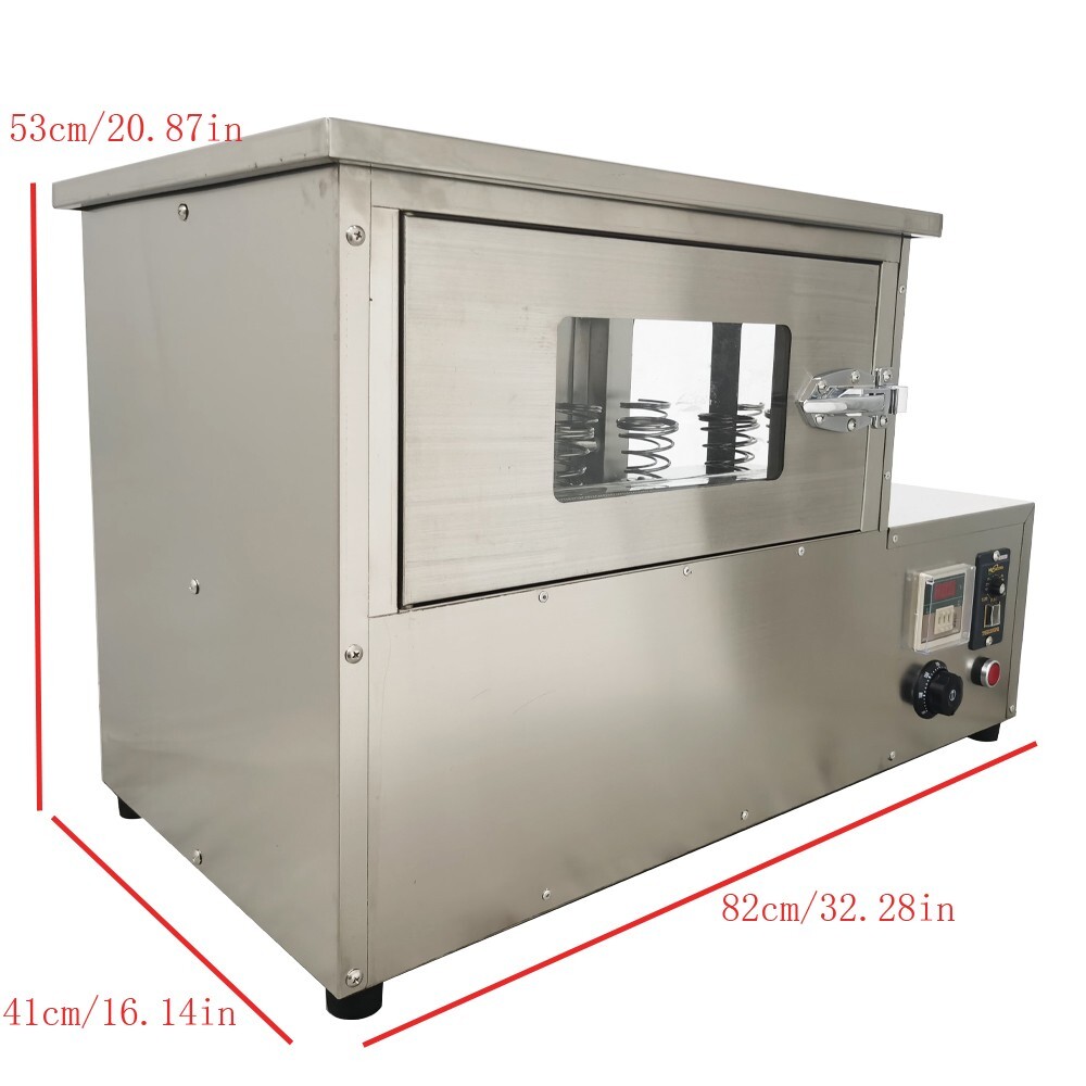 Electric Rotational Pizza Oven Maker 12pcs Cone Bases with Tray Commercial 2KW