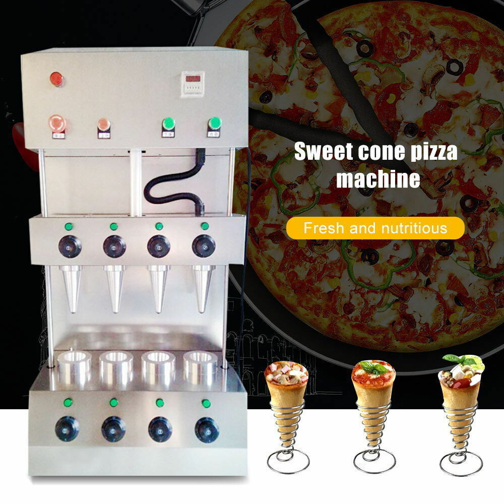 110V Commercial Electric Pizza Cone Forming Machine Cooking Ovens Restaurant