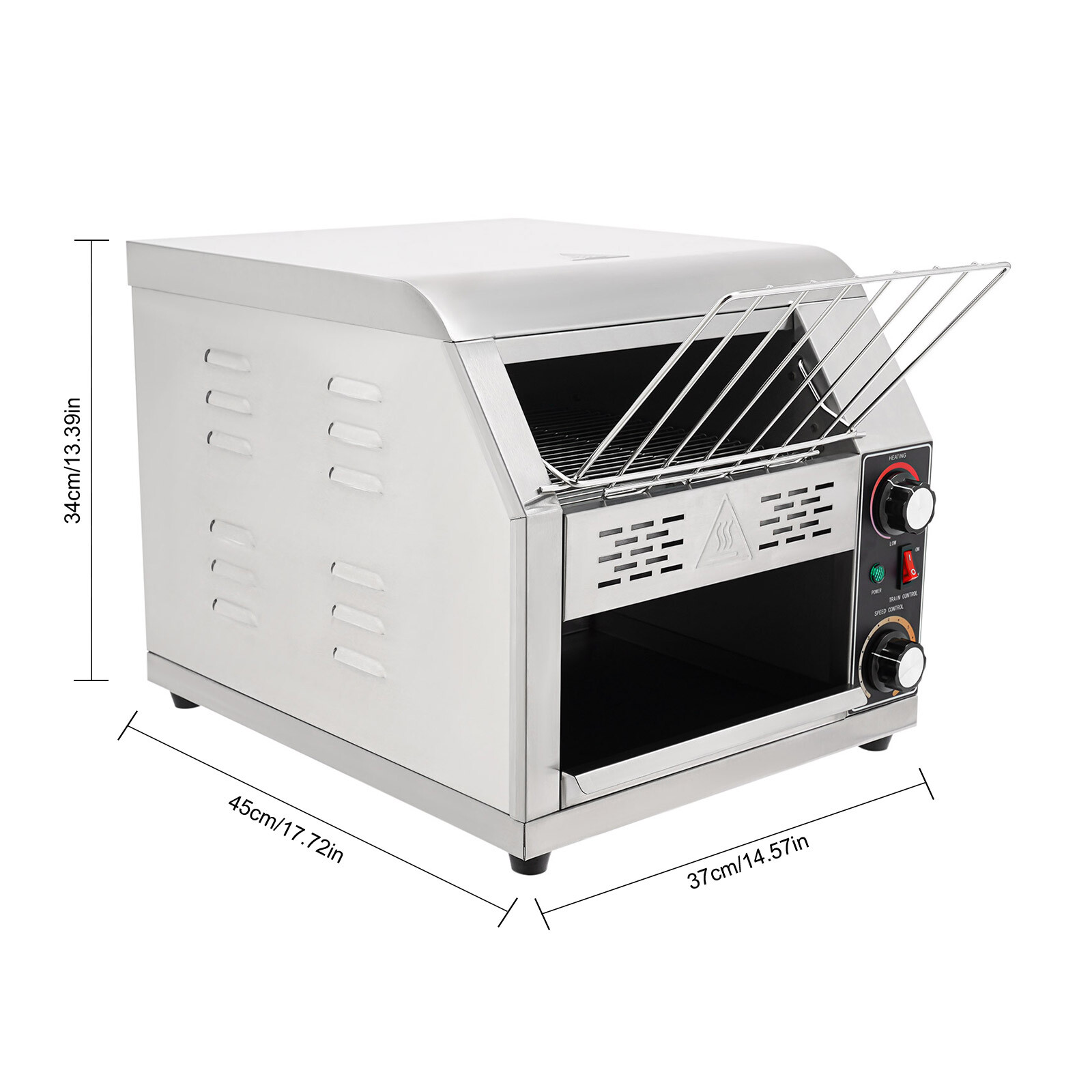 ?Countertop Conveyor Pizza Oven Bread Toaster Machine Commercial Kitchen Machine