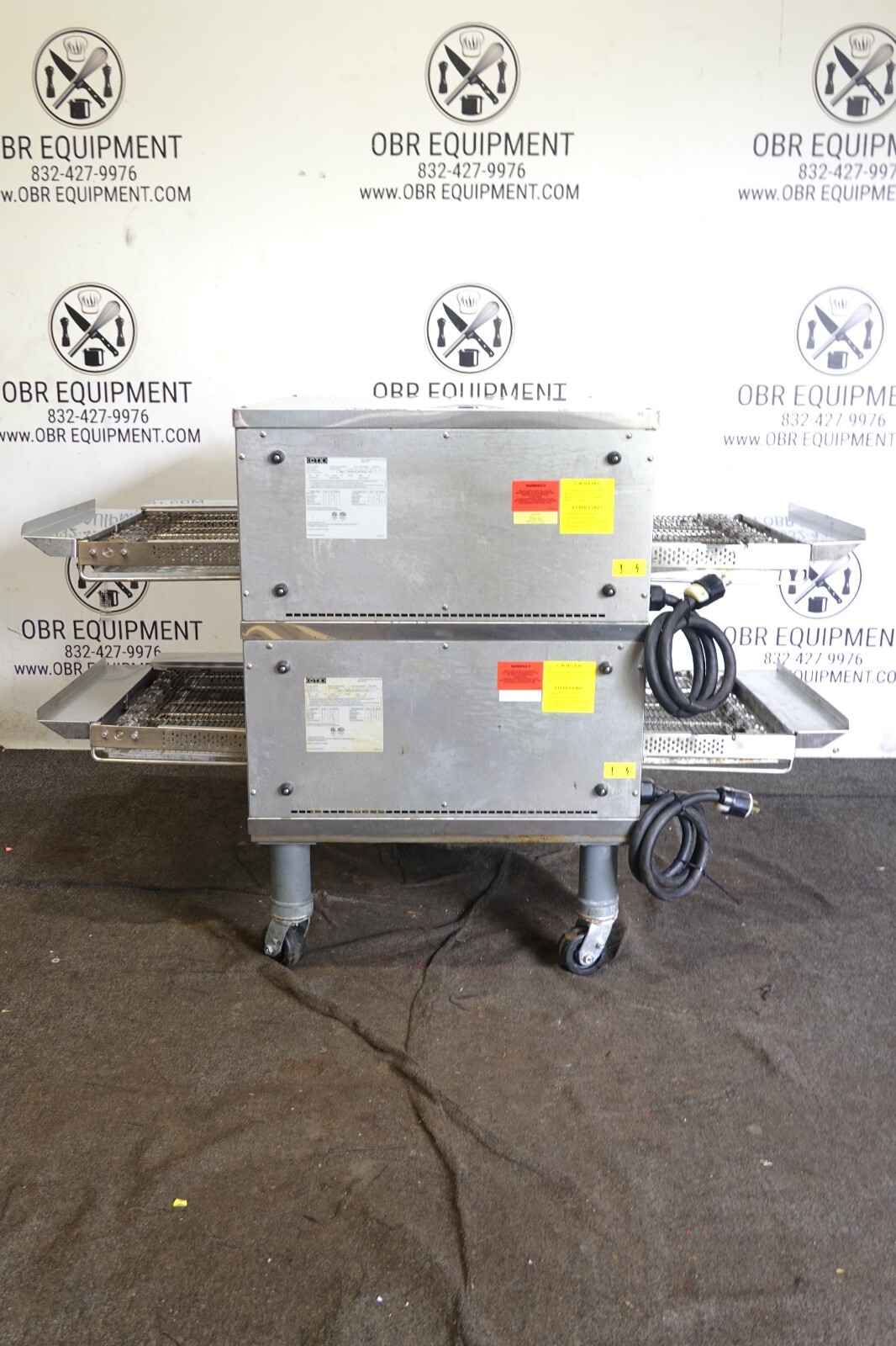 2023 MIDDLEBY MARSHALL CTX ELECTRIC DOUBLE STACK PIZZA CONVEYOR OVEN MODEL DZ33T