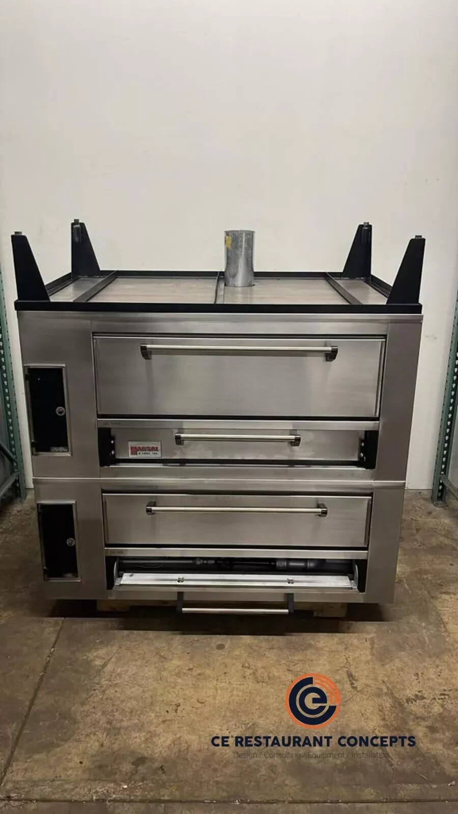 Marsal SD1048 Heavy Duty Double Deck Pizza – Gas/Propane –Refurbished