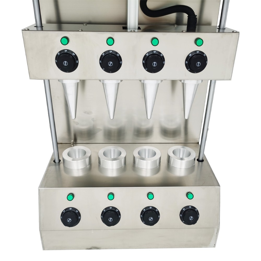 Commercial Pizza Cone Forming Machine Ice Cream Cone Maker Temperature Control