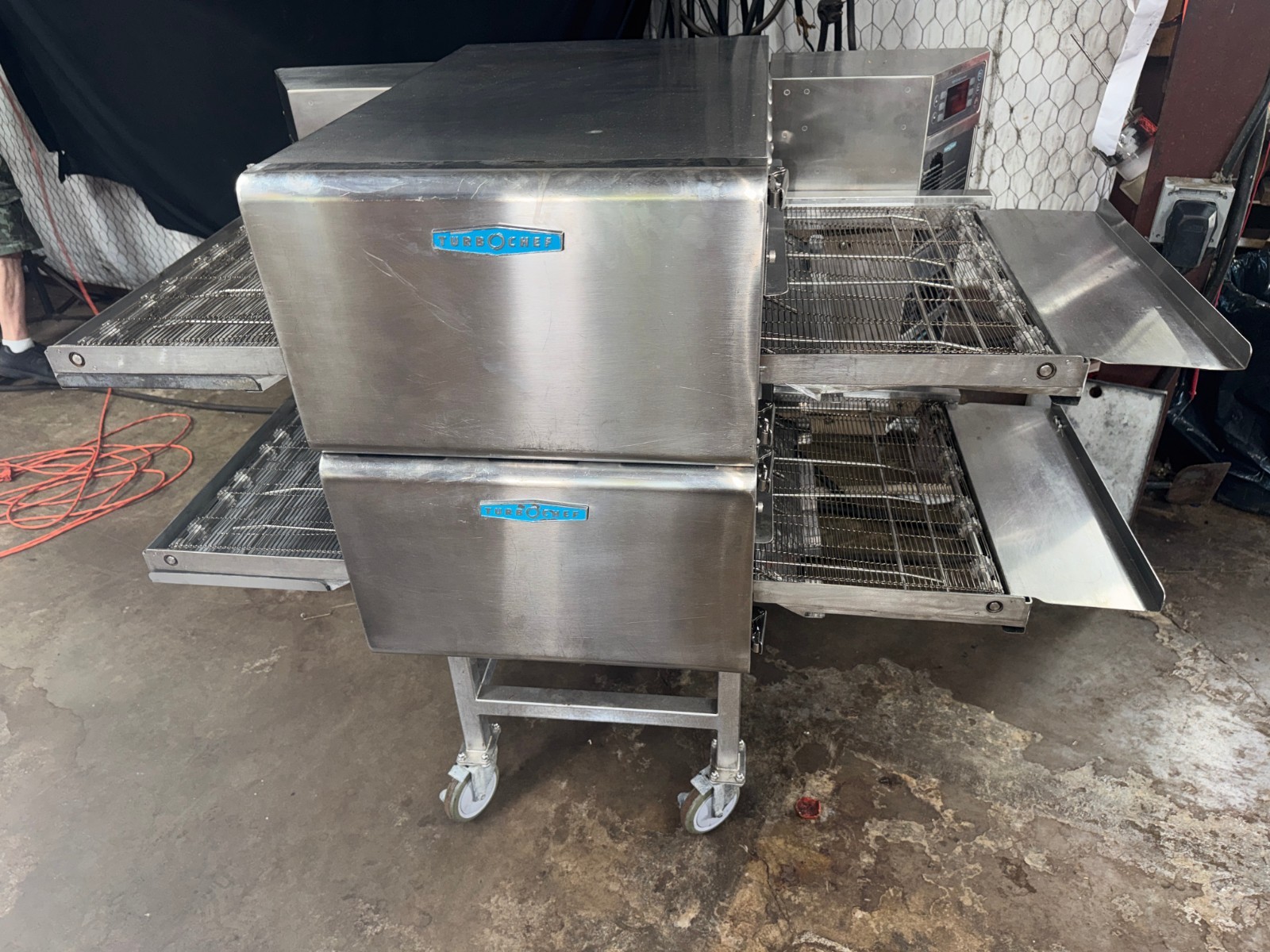Turbochef HHC2020 High Speed Double Conveyor Pizza Oven Tested and Works