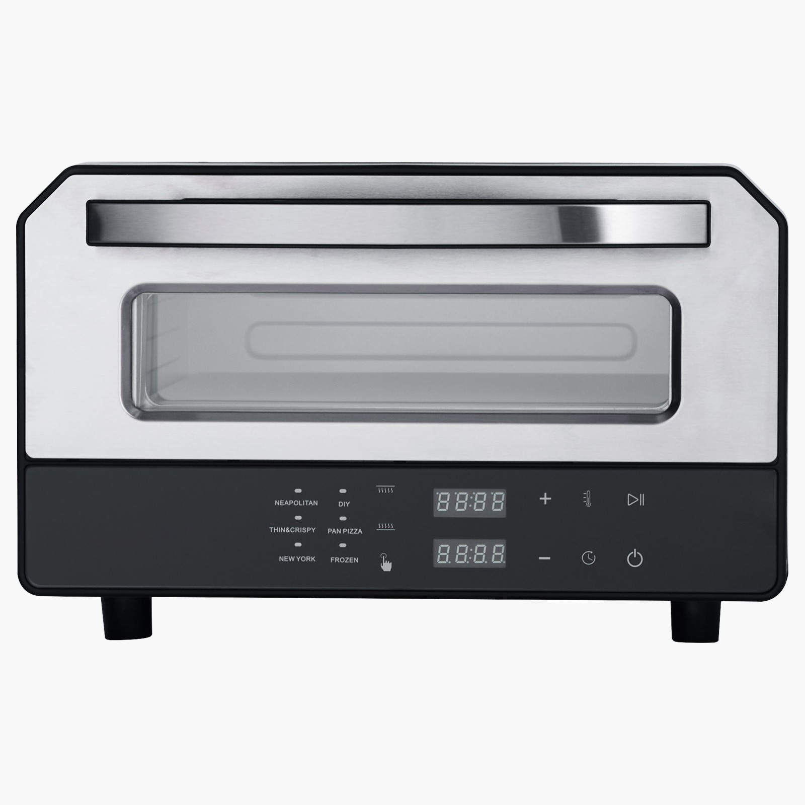 Uimoso 12-Inch Electric Pizza Oven with Stone, 750℉ Max Temperature Pizza Cooker