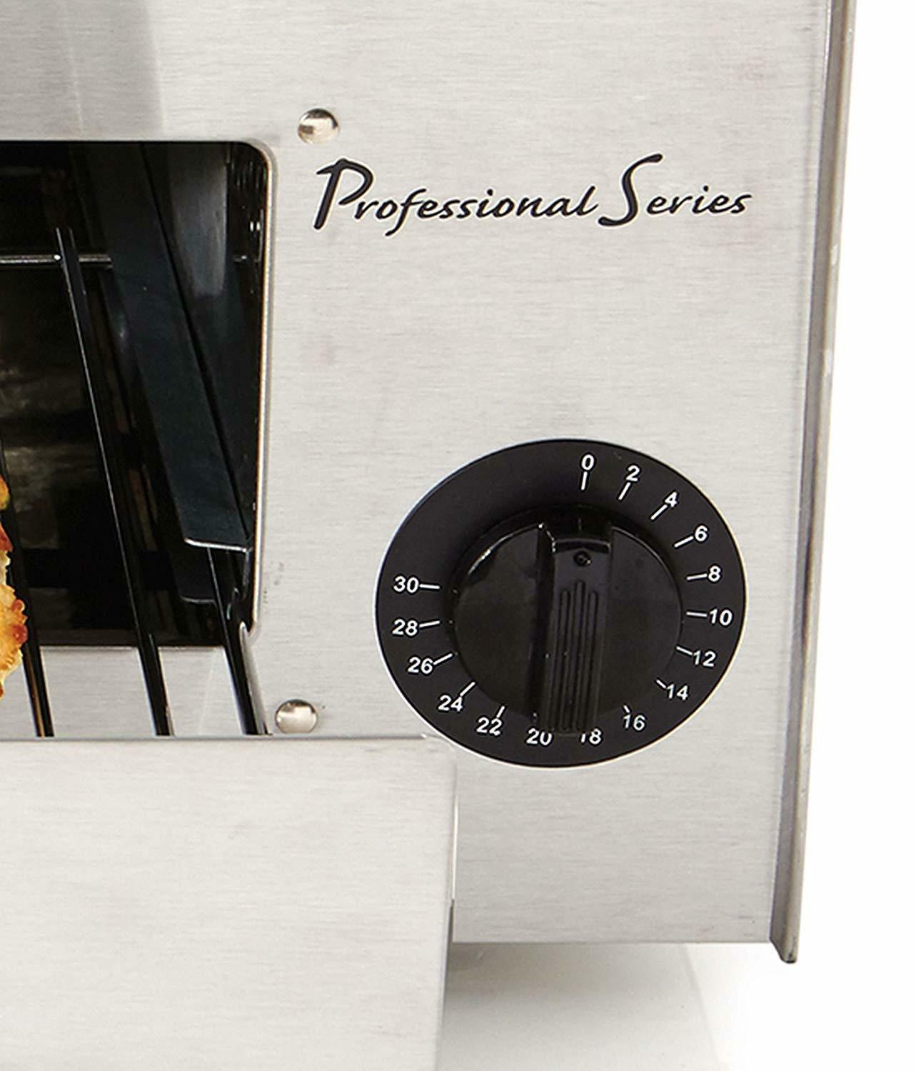 Professional Series PS75891 Stainless Steel 12″ Pizza Baker Frozen Food Oven