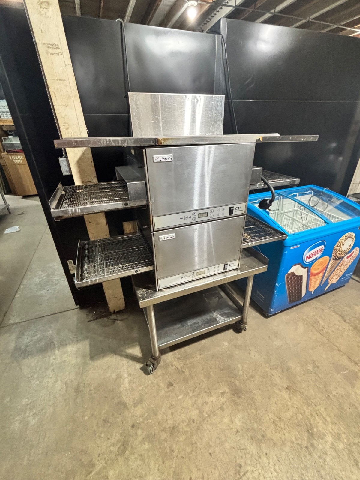Used Lincoln Impinger 2501 Electric Countertop Conveyor Oven Digital Controls