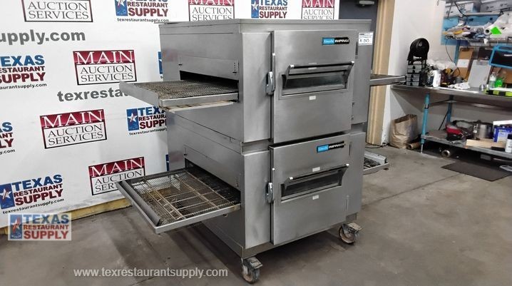 Lincoln Impigner Gas Double Stack Conveyor Pizza Oven