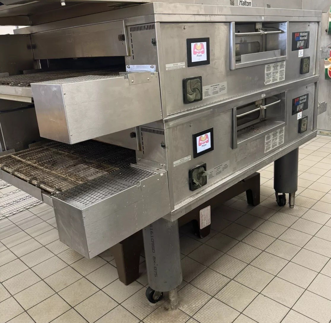 Middleby Marshall WOW! Touch Screen PS670G Double 32″ Conveyor Pizza Oven