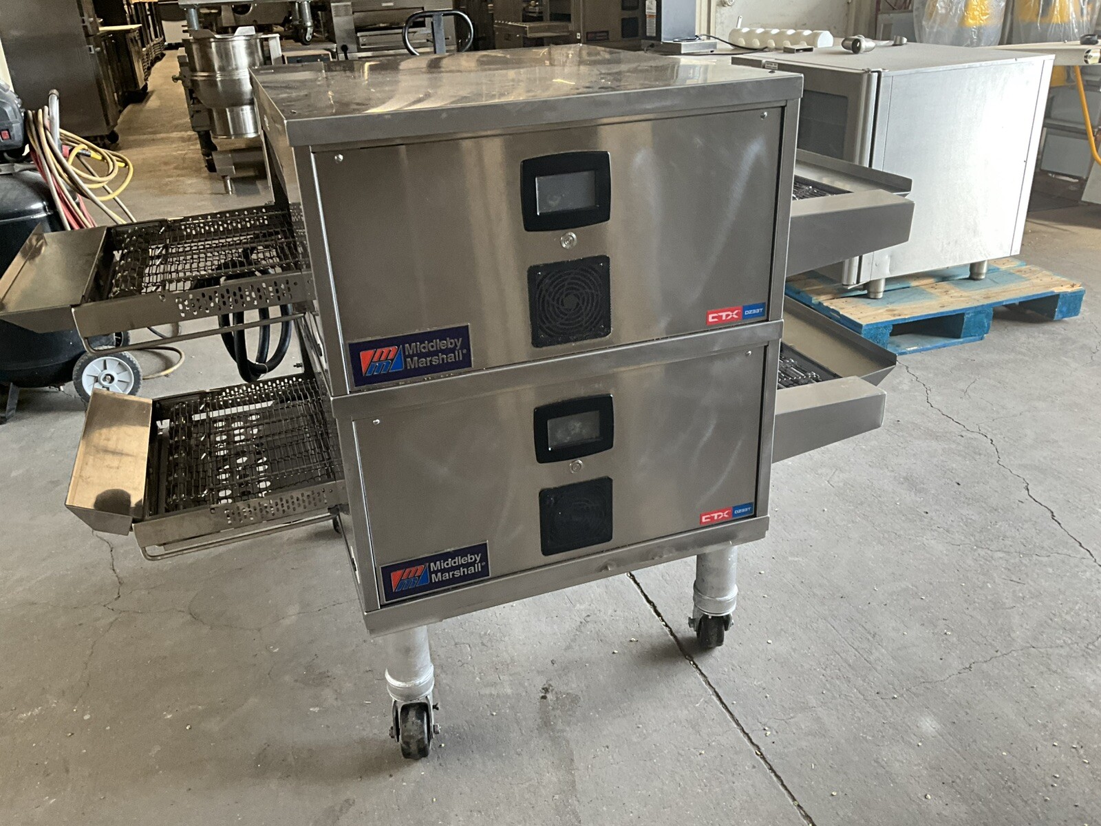 2023 CTX Middleby Marshall DZ33T Infrared Radiant conveyor pizza double oven B