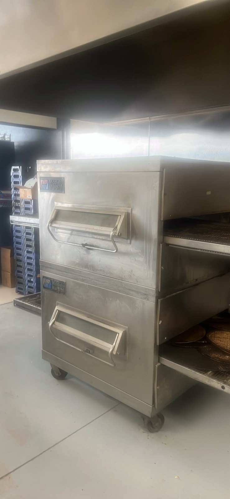 PIZZA OVEN DOUBLE MIDDLEBY MARSHALL PS200