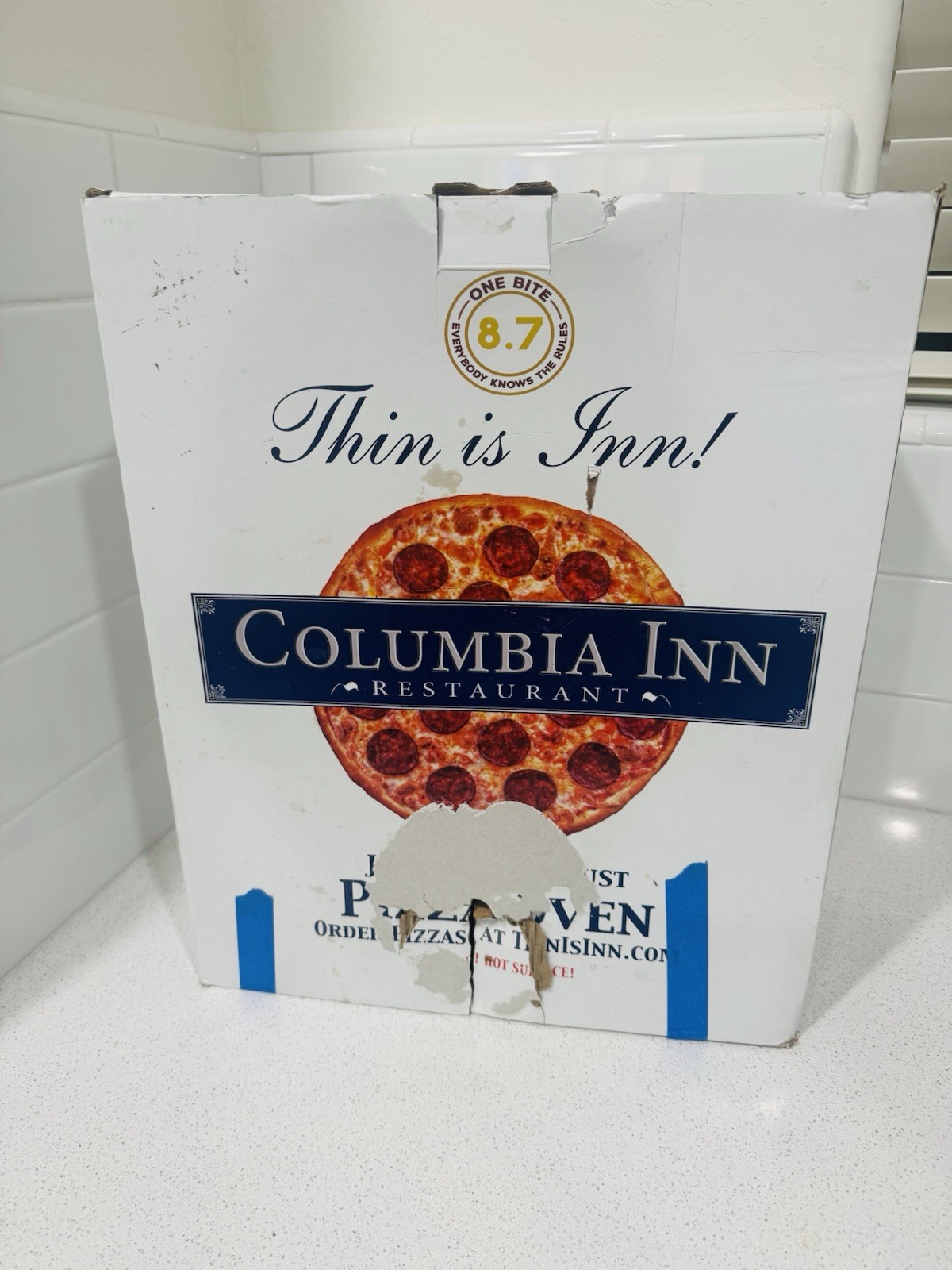 Colombia Inn Pizza Box Countertop Pizza Oven with 12″ Rotating Pan