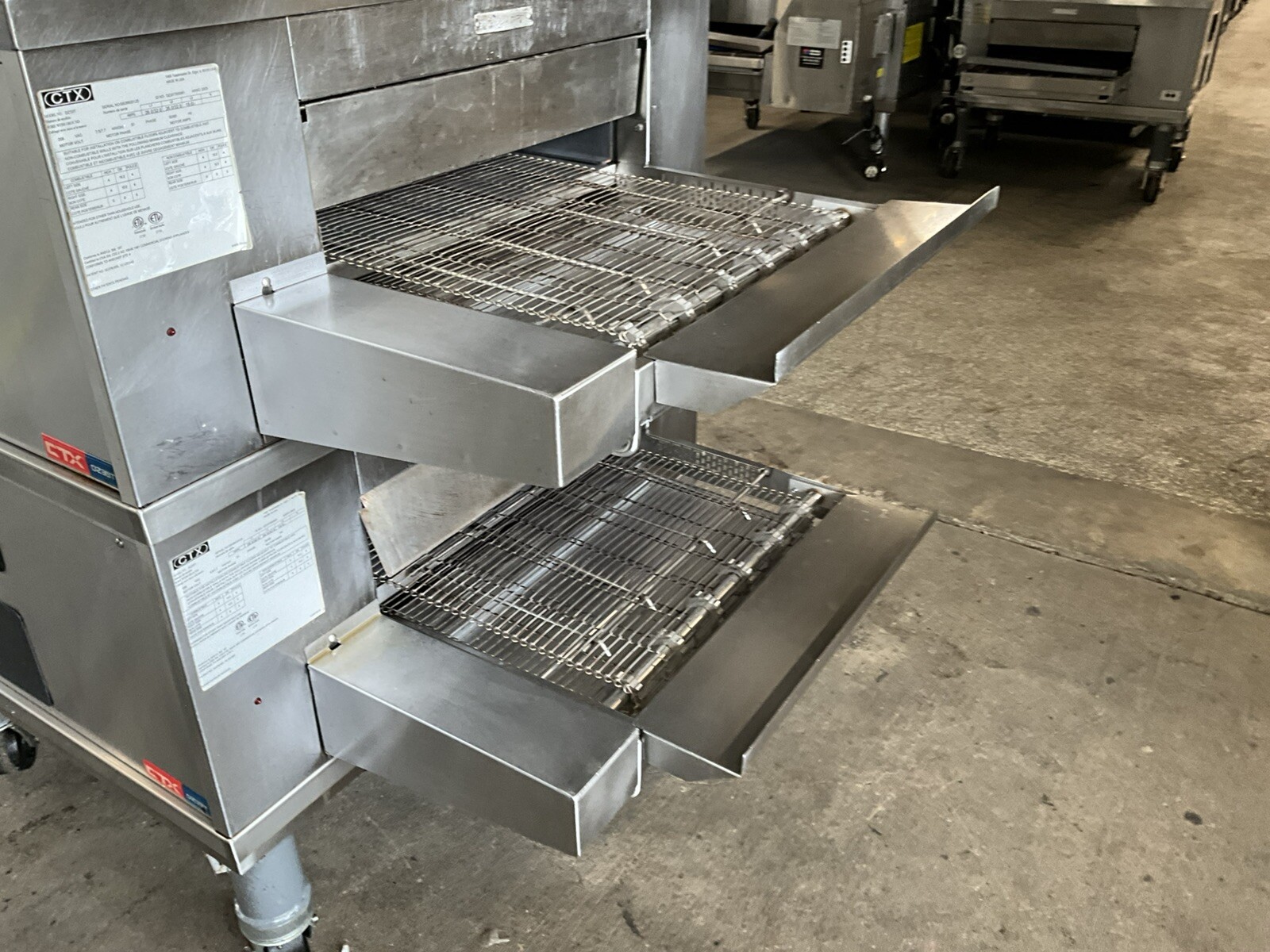 2023 CTX Middleby Marshall DZ33T Infrared Radiant conveyor pizza double oven A