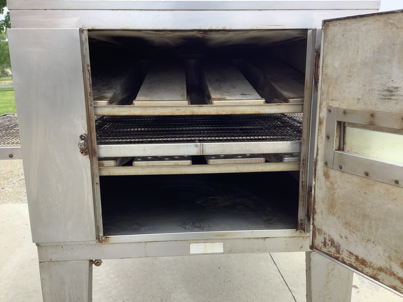 Pizza Oven Conveyor Lincoln 1450 Single Stack Missing Chain Guard Nat Gas Tested