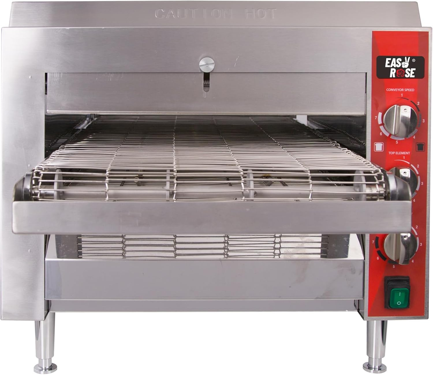 10.5″ Commercial Conveyor Pizza Oven, 1700W 120V Countertop Electric Oven with 1