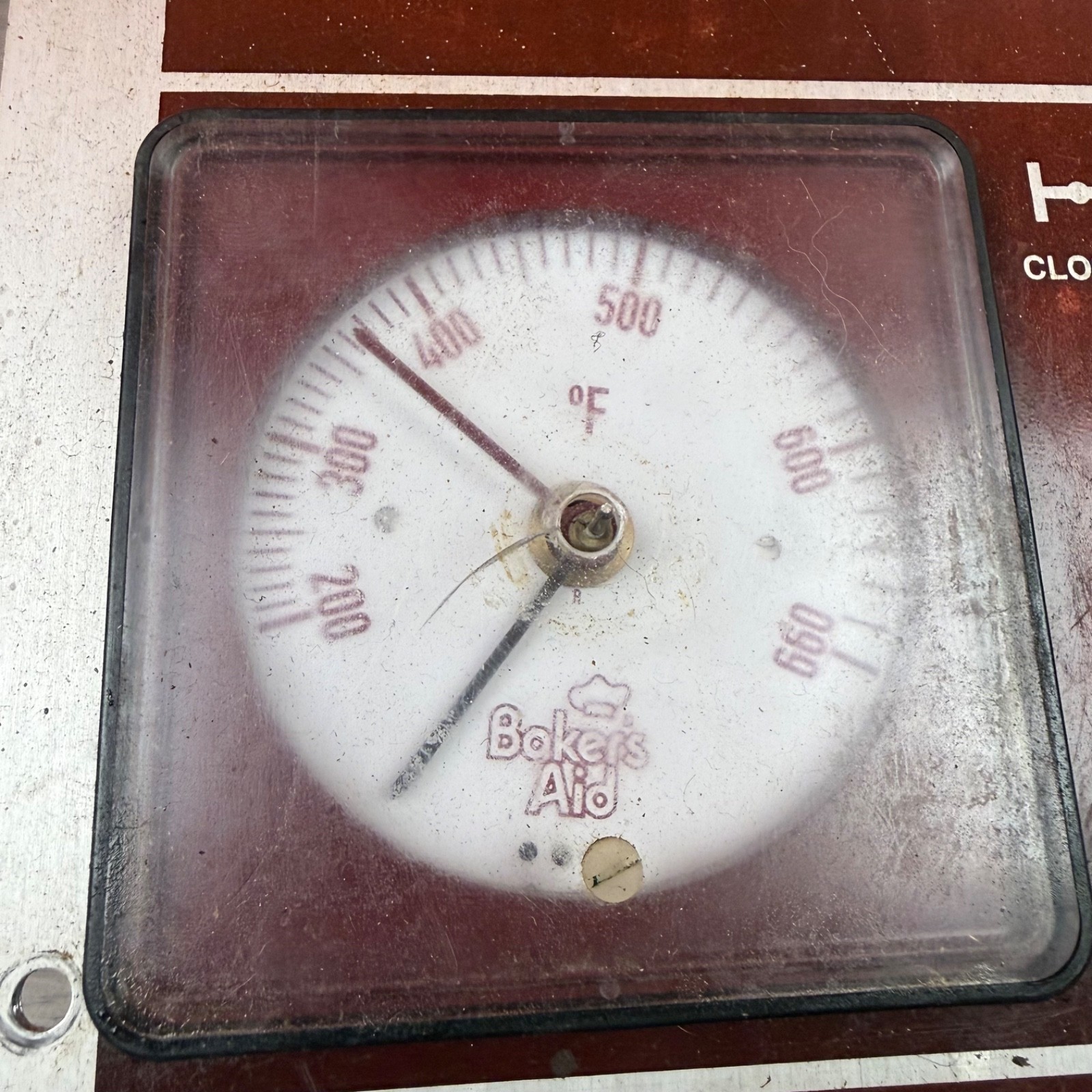 Bakers Aid Ultra Twin Control Panel – Switch | Thermometer