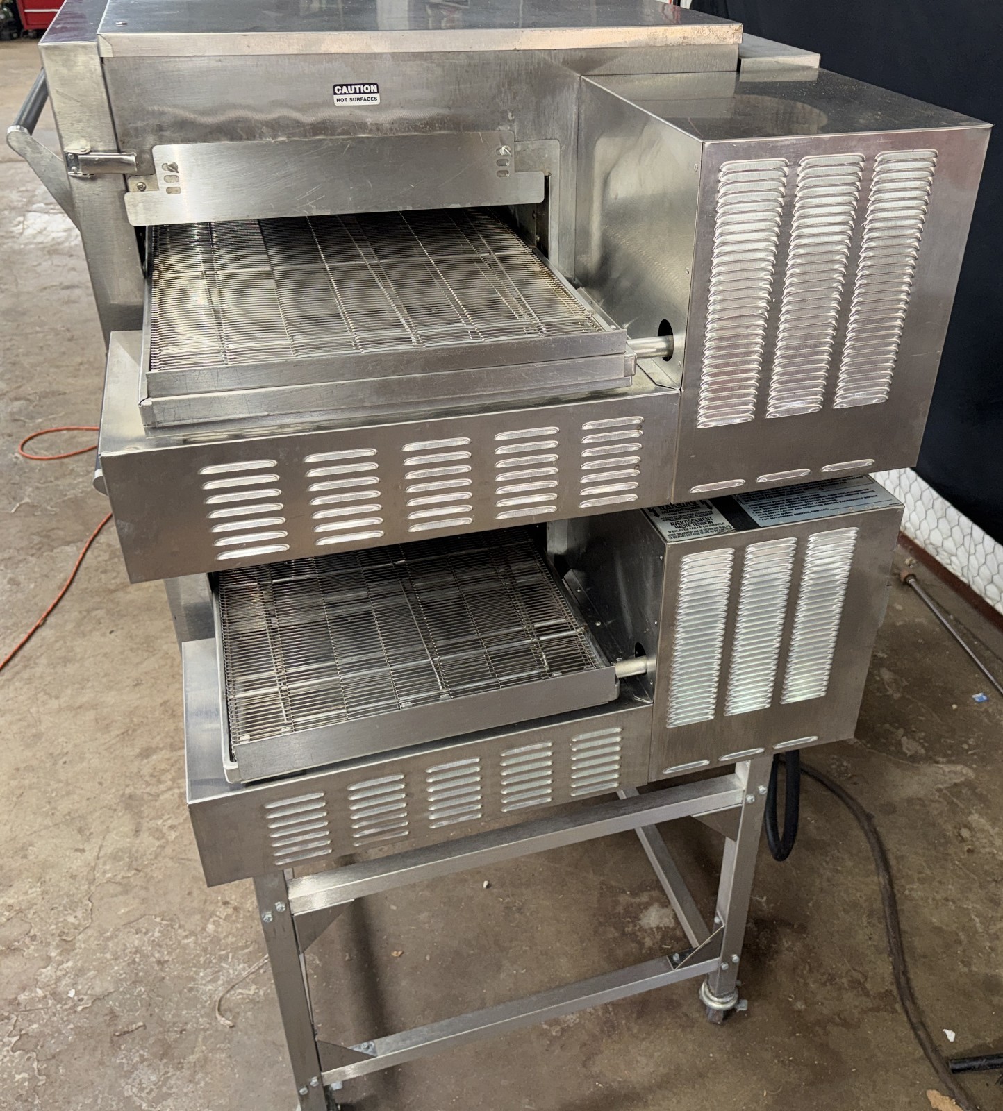 Lincoln Impinger 1132 Electric Dbl. Stack Conveyor Pizza Ovens ….. VIDEO DEMO