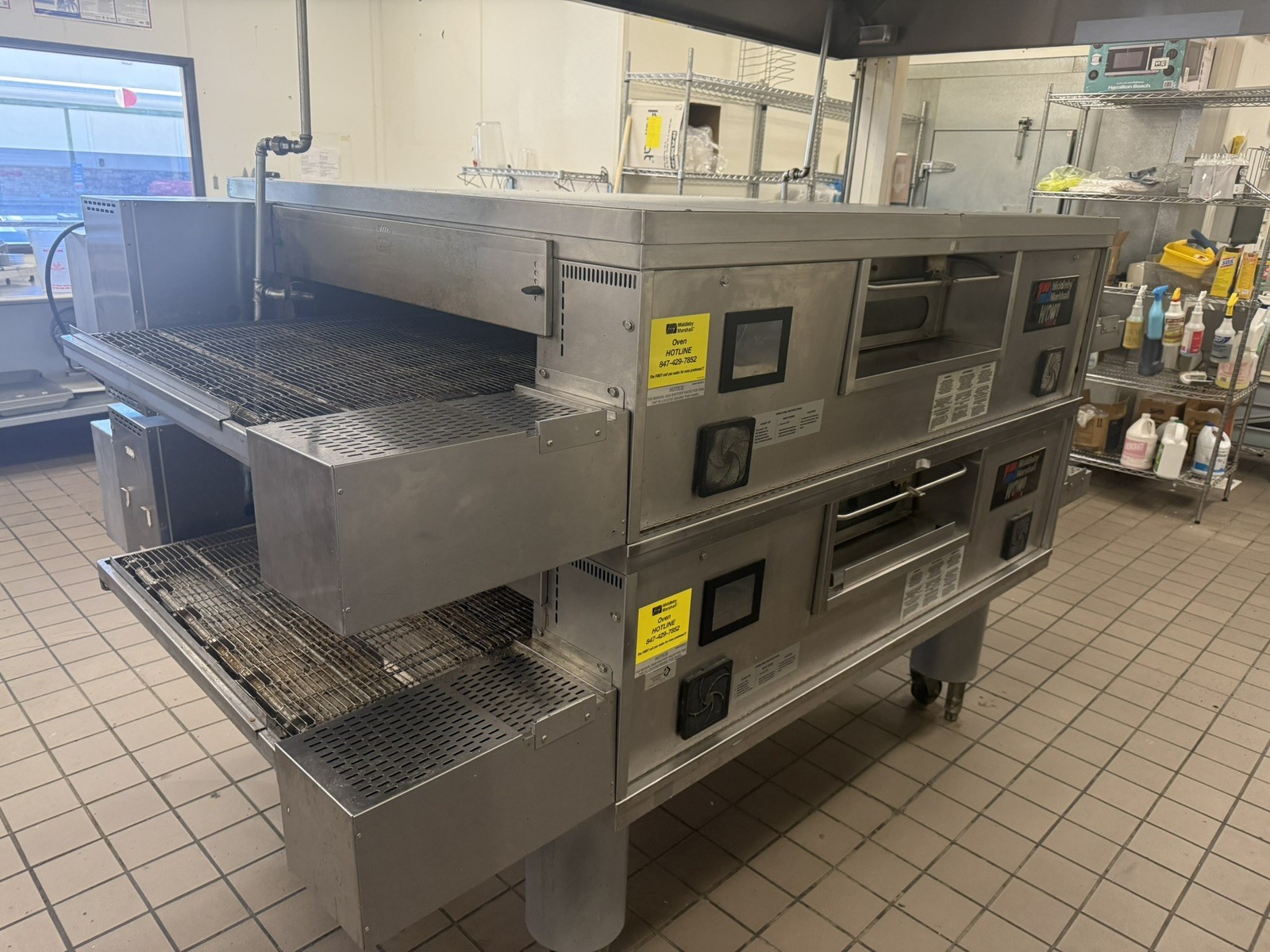 MIDDLEBY MARSHALL PS670G Touch Screen 32″ Double Conveyor Pizza Oven Nice! Great