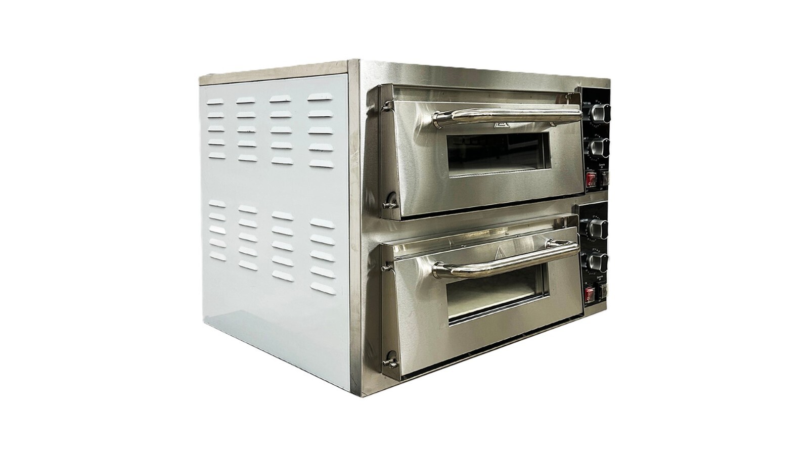 NSF Double Deck Countertop Pizza Oven Two Chambers