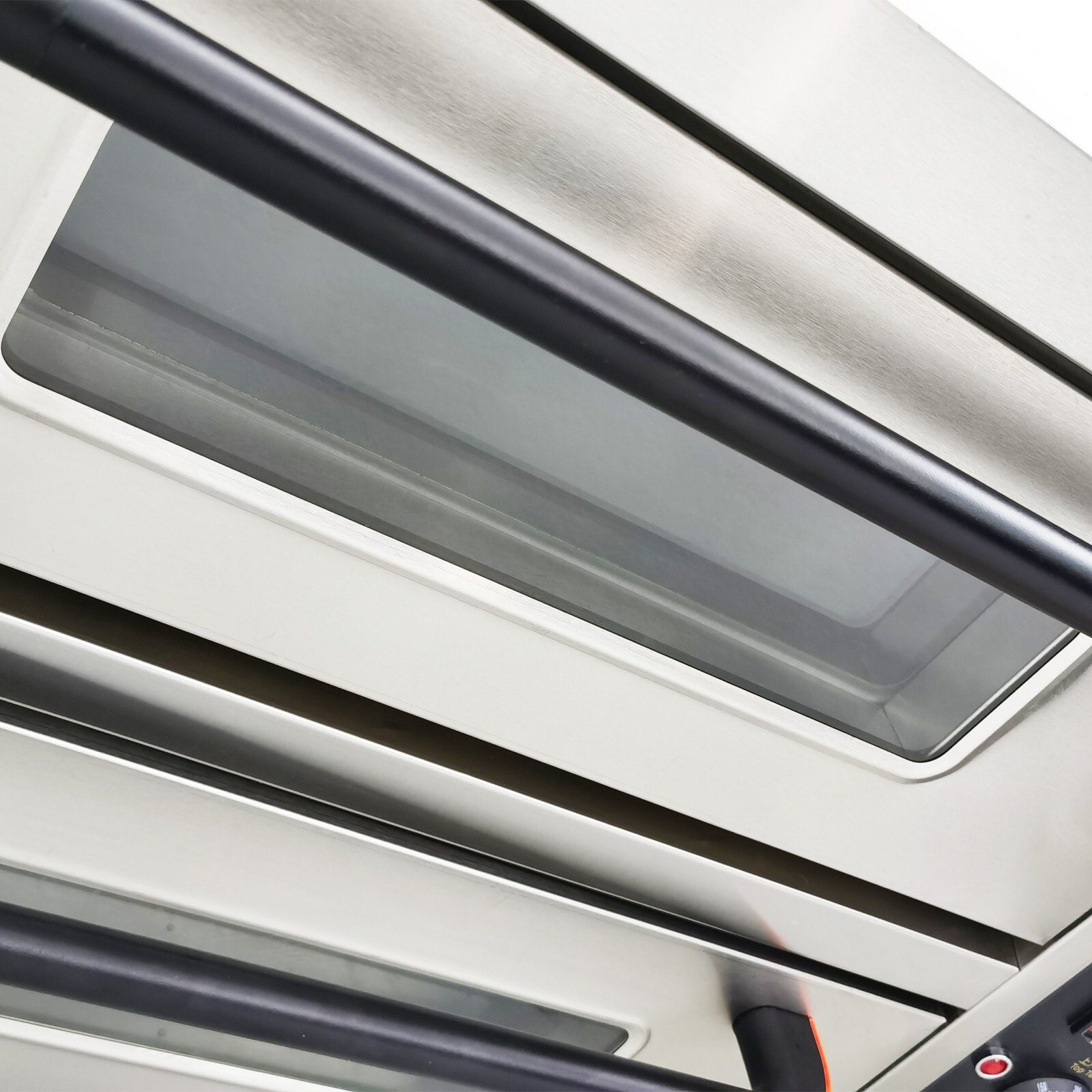 220V 6.4KW Commercial Movable Double-decker Pizza Electric Oven with Casters