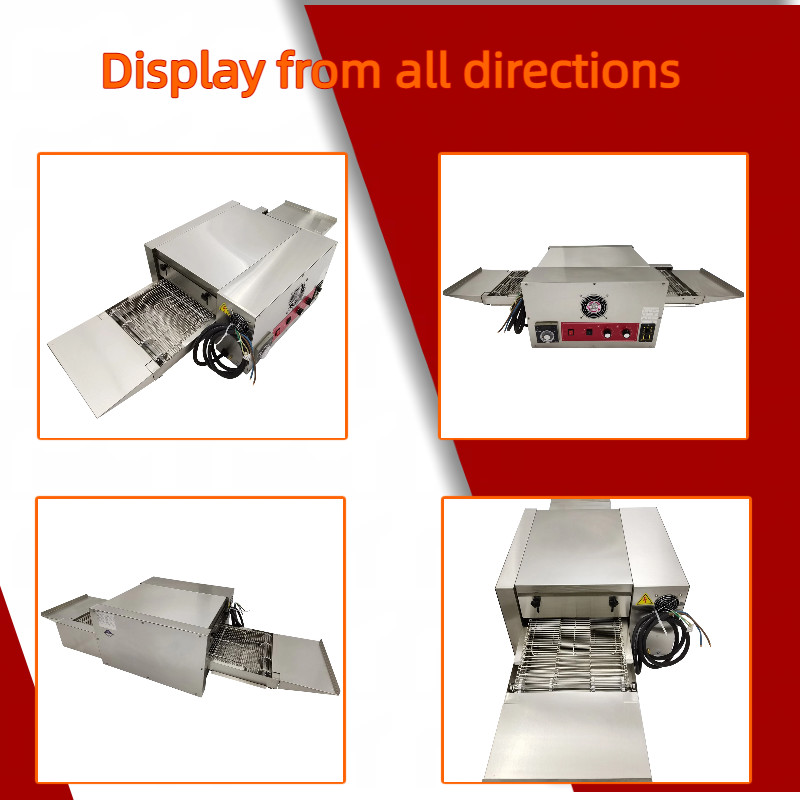 220V 1PH Commercial Electric Chain-type Pizza Oven Continuous Operation Oven