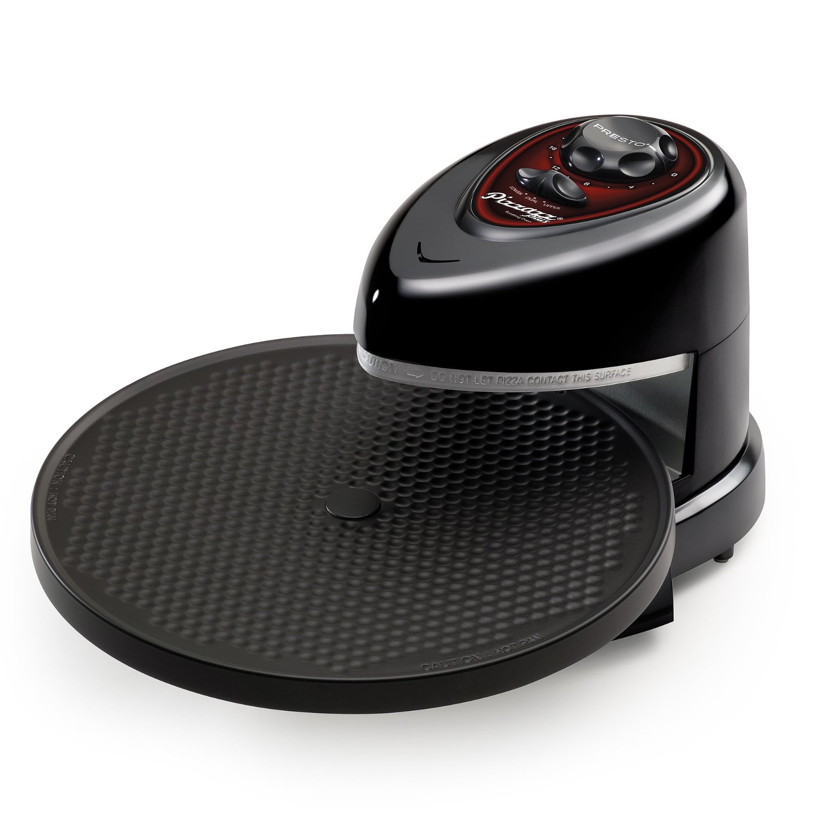 Rotating Pizza Oven, Electric Pizzazz Plus, Countertop Cooking, Black Finish