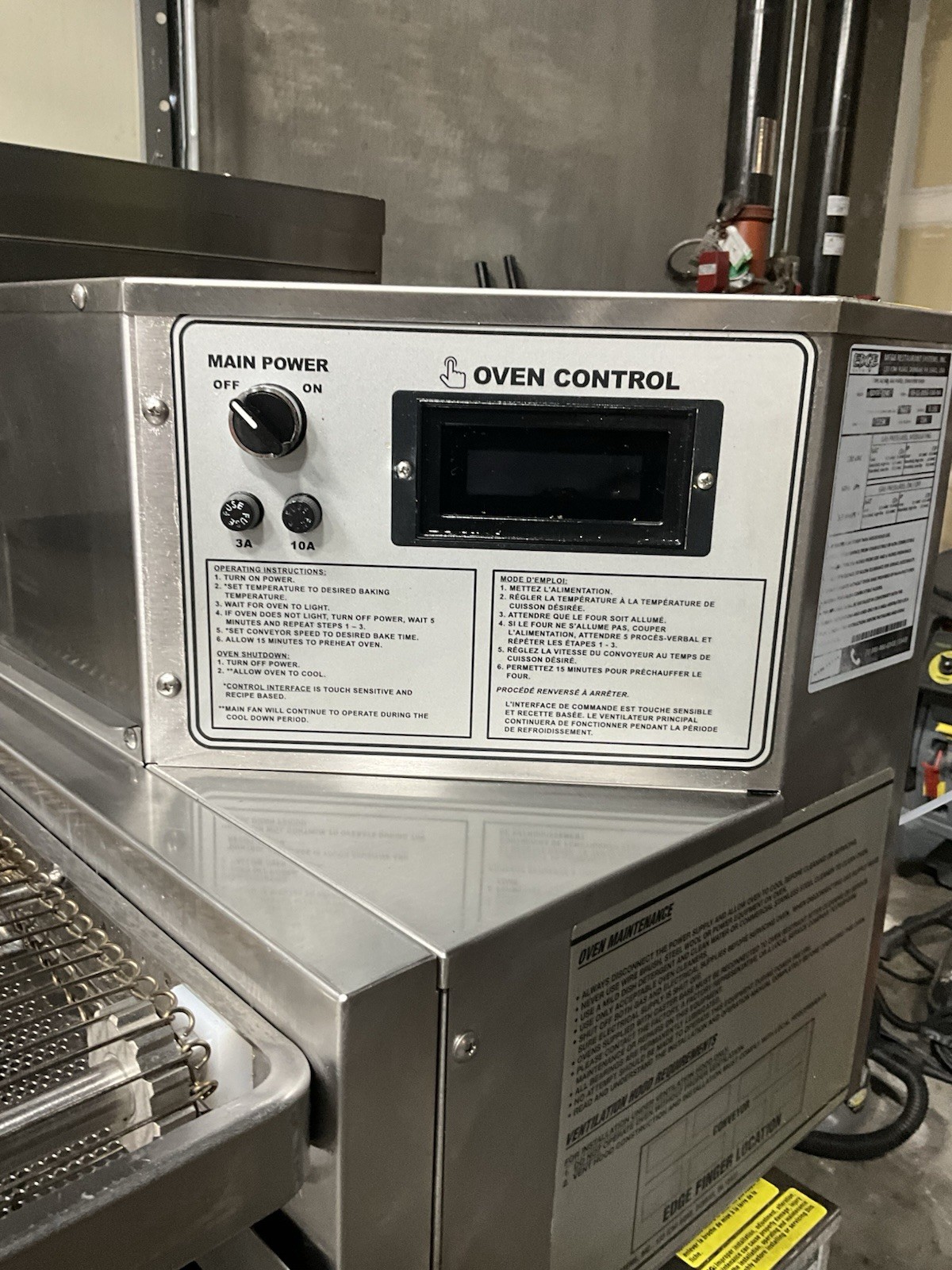 2019 EDGE 3240 Double Deck Conveyor Pizza Oven