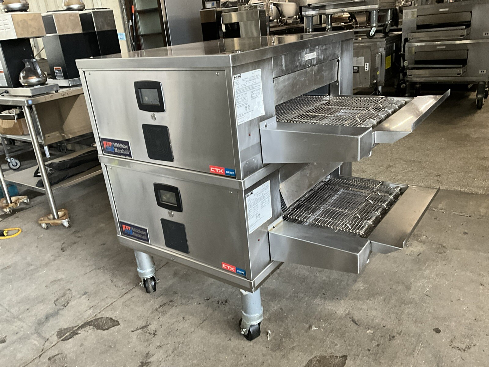 2023 CTX Middleby Marshall DZ33T Infrared Radiant conveyor pizza double oven A
