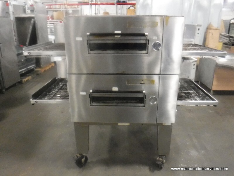 Lincoln Impinger 1600-023-A, Gas Double Deck Pizza Conveyor Oven