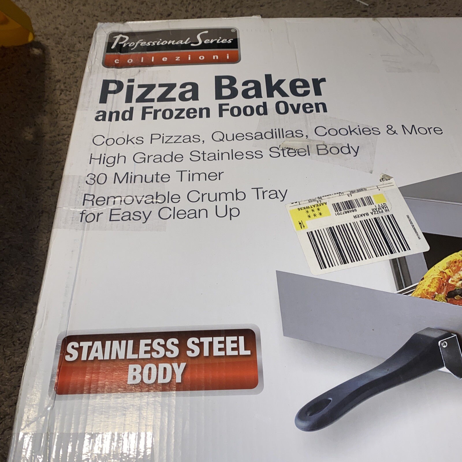 Professional Series PS75891 Stainless Steel Pizza Baker Frozen Food Oven! NEW!
