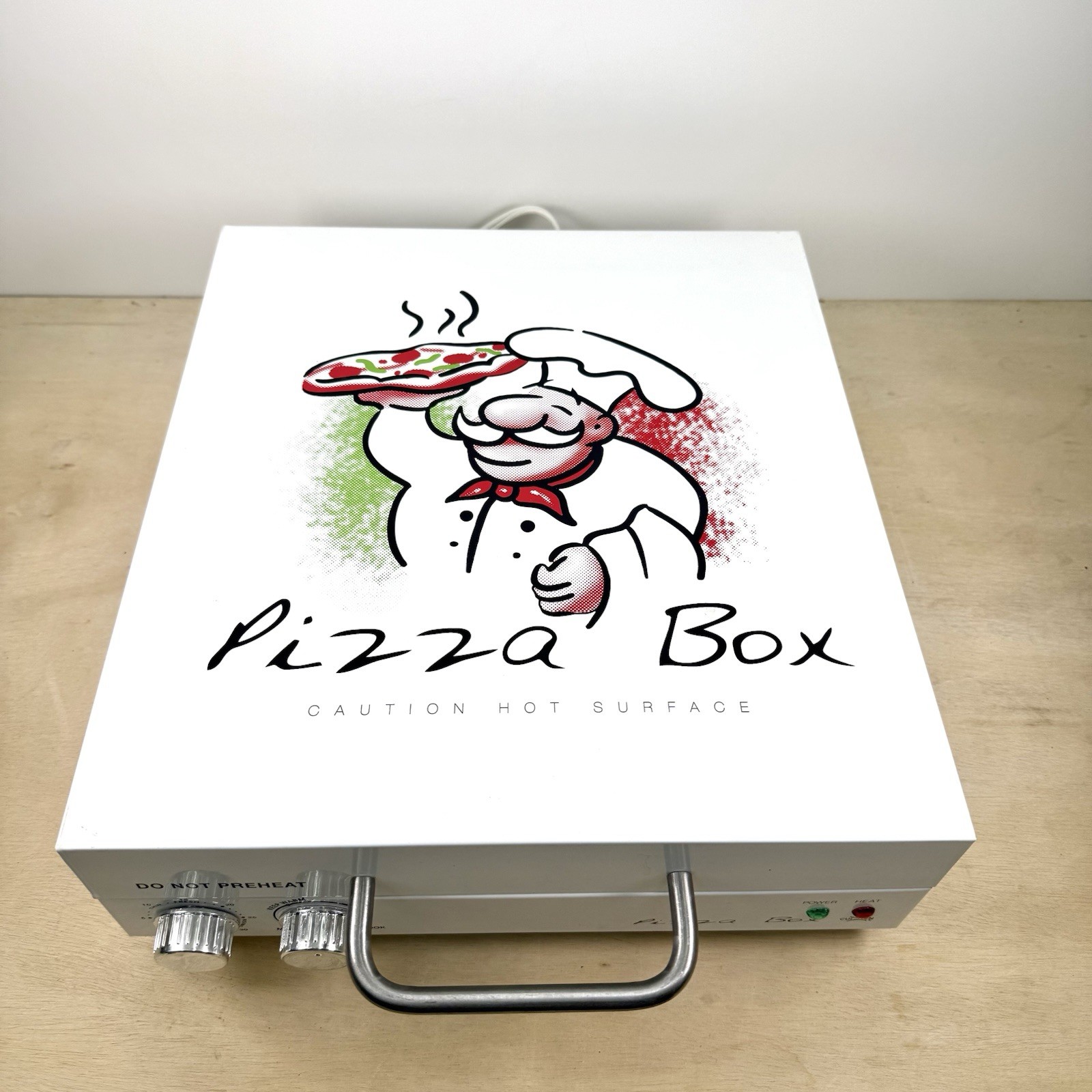 Cuizen Pizza Box Countertop Pizza Oven w/ 12″ Rotating Pan – NICE!