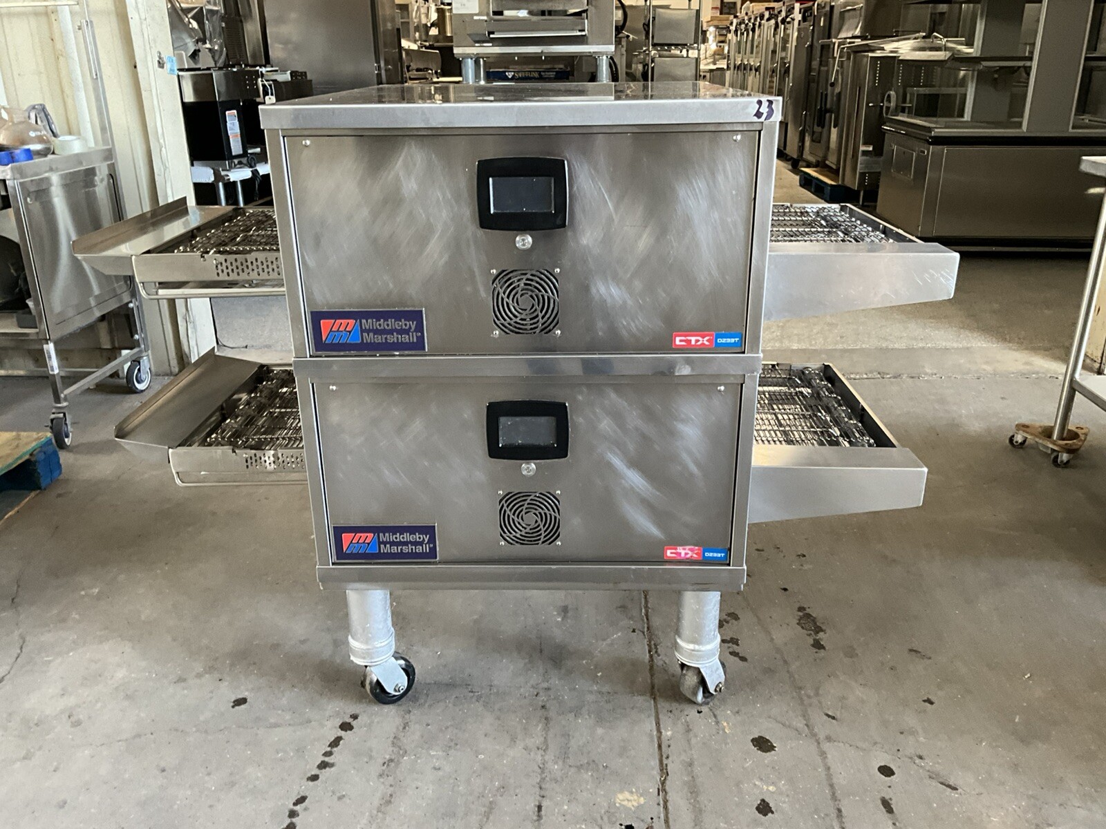 2023 CTX Middleby Marshall DZ33T Infrared Radiant conveyor pizza double oven F