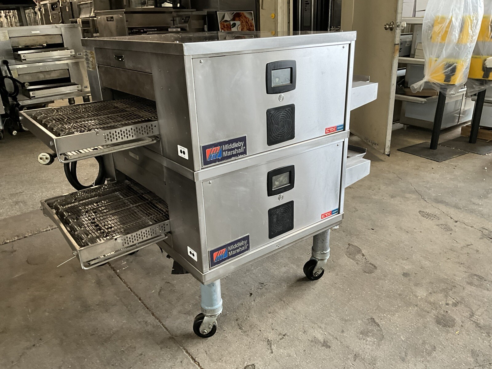 2023 CTX Middleby Marshall DZ33T Infrared Radiant conveyor pizza double oven A