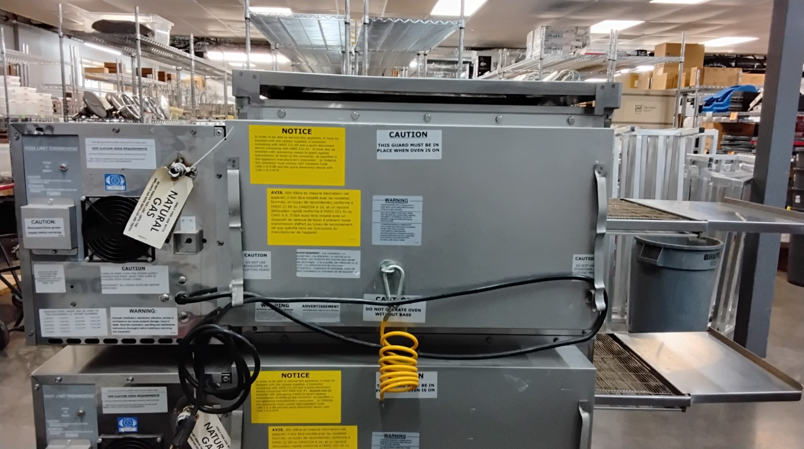 Lincoln Impinger 1116 Gas Double Deck Conveyor Oven