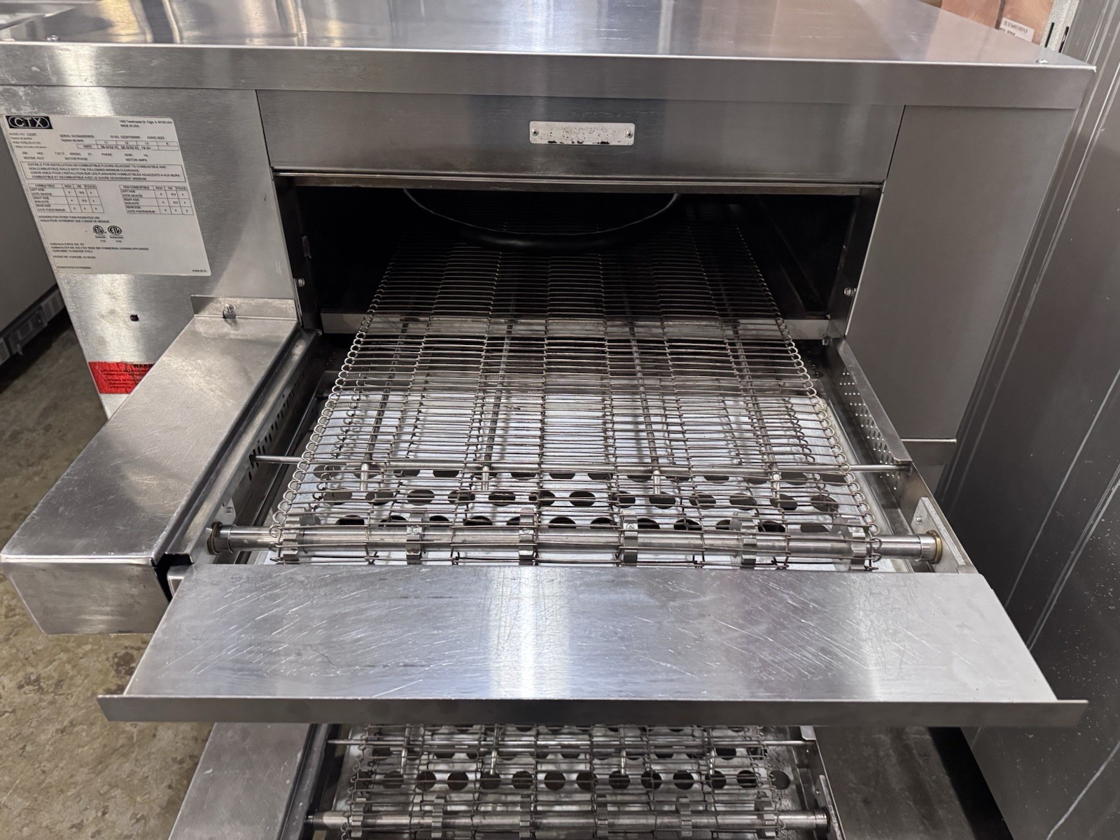 MIDDLEBY MARSHALL DOUBLE STACK CTX DZ33T ELECTRIC INFRARED CONVEYOR OVEN