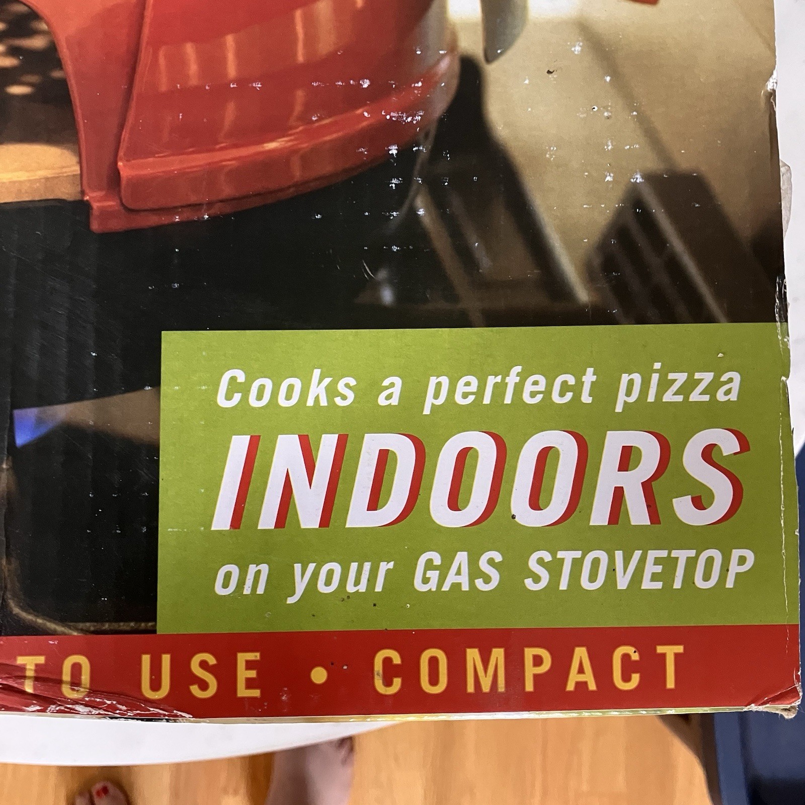 Pizzeria Pronto Stovetop Pizza Oven by Pizzacraft – Indoor Gas Range Pizza Maker