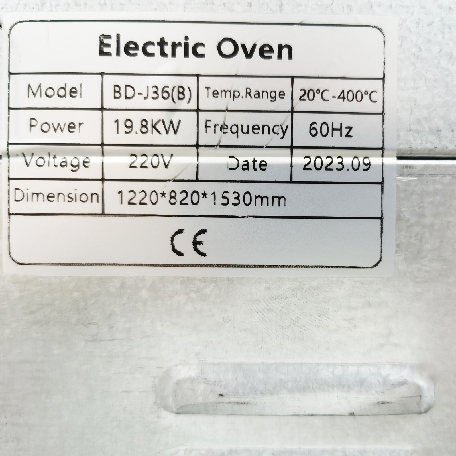 220V Commercial Large Pizza Oven Triple Deck Pizza Oven 6 Baking Sheets 3PH