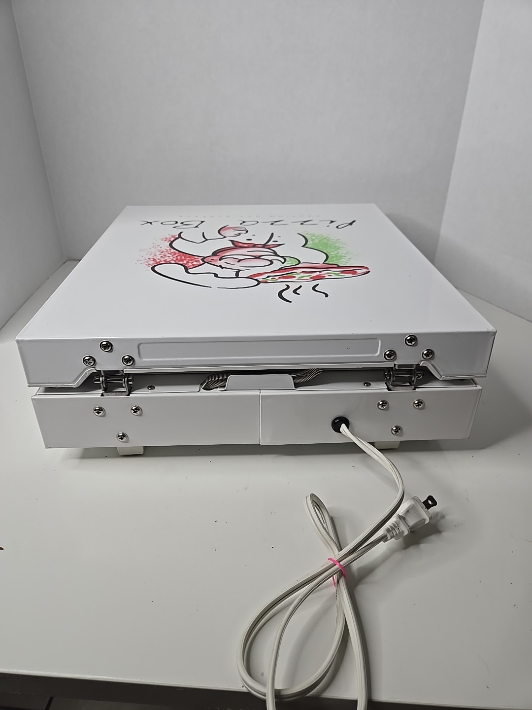 Cuizen Pizza Box Countertop Pizza Oven w 12″ Rotating Pan PIZ-4012 Tested Works