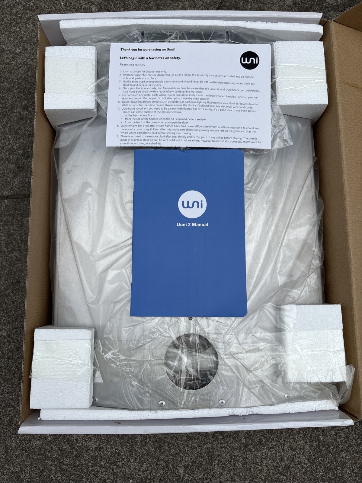 Uuni 2 Pizza Oven Stainless Steel – NEW Never Used In Box