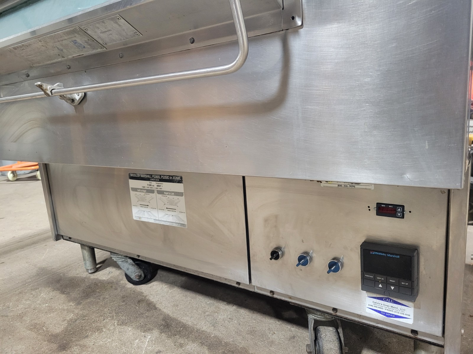MIDDLEBY MARSHALL PS360-S DOUBLE DECK CONVEYOR PIZZA OVEN 32″ BELTS NAT GAS