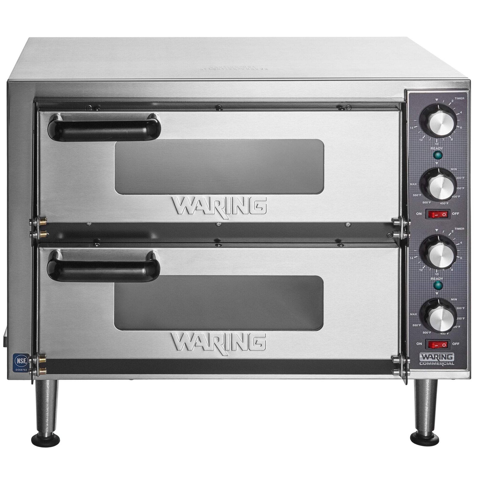 Waring Countertop Double Pizza / Snack Oven – 240V, 3500W