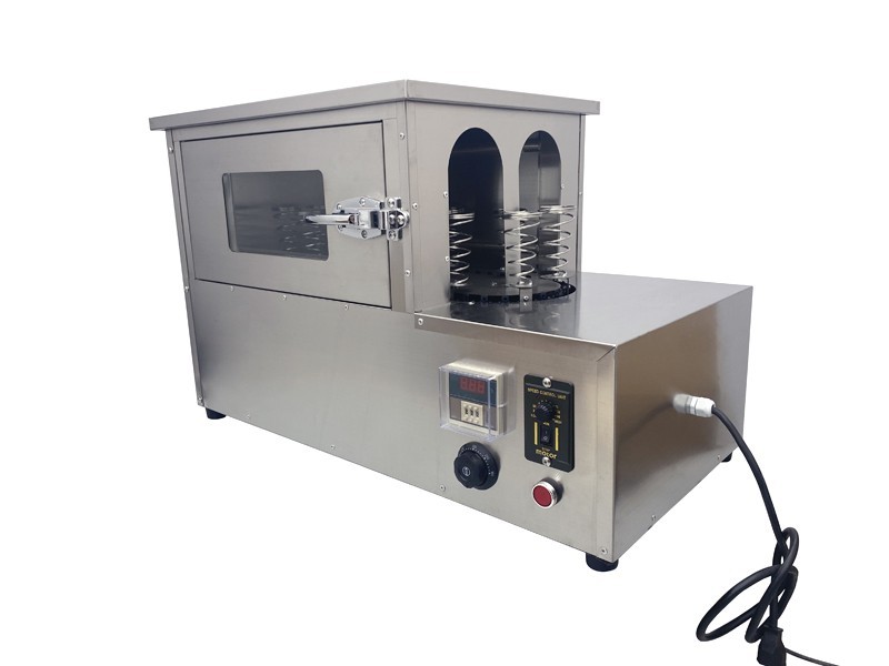 4-Mold Pizza Cone Maker with Auto Rotating Oven 110V Thread Spiral Roller Pizza